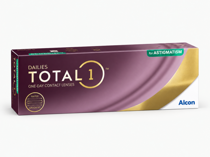 Alcon DAILIES TOTAL1 for Astigmatism jednodnevna torična kontaktna sočiva, pakovanje od 30 sočiva